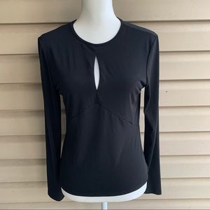 •Studio Y• Long Sleeve Keyhole Top - Size Medium